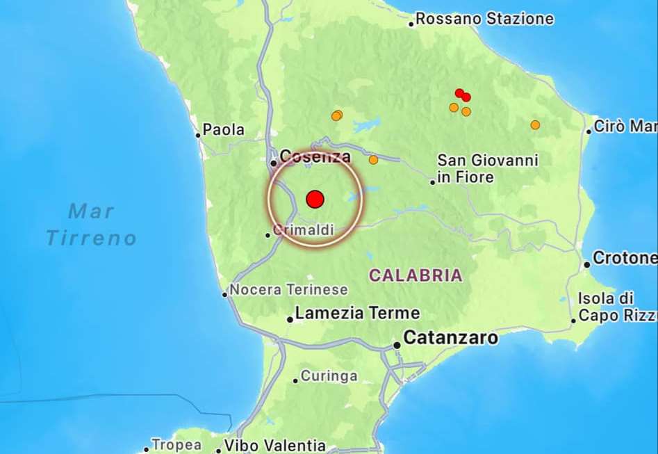 terremoto calabria