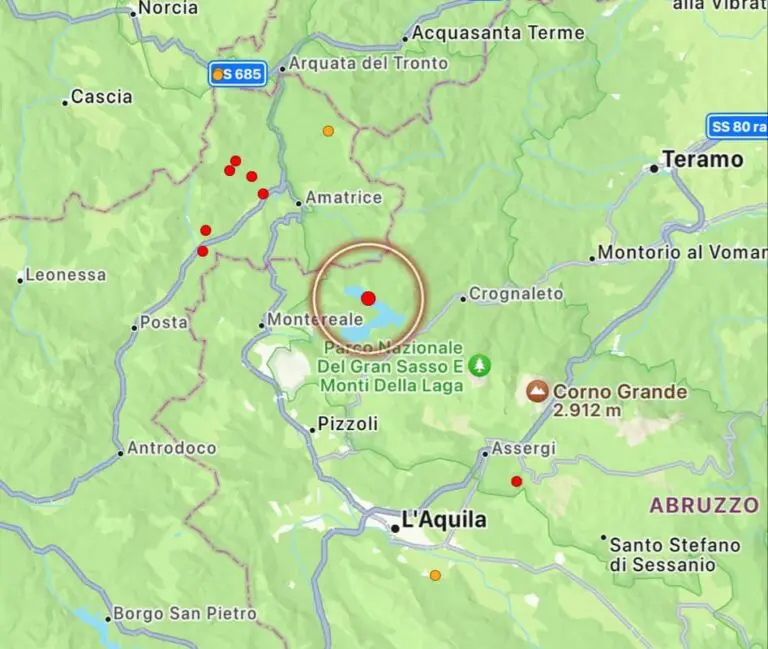 terremoto camposto abruzzo