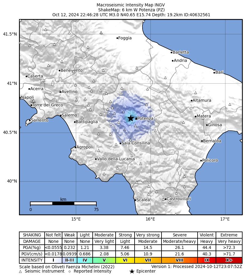 terremoto oggi basilicata potenza