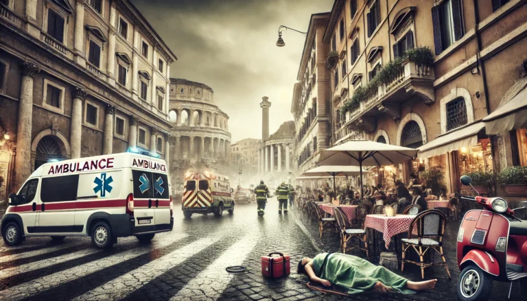 tragedia roma morto