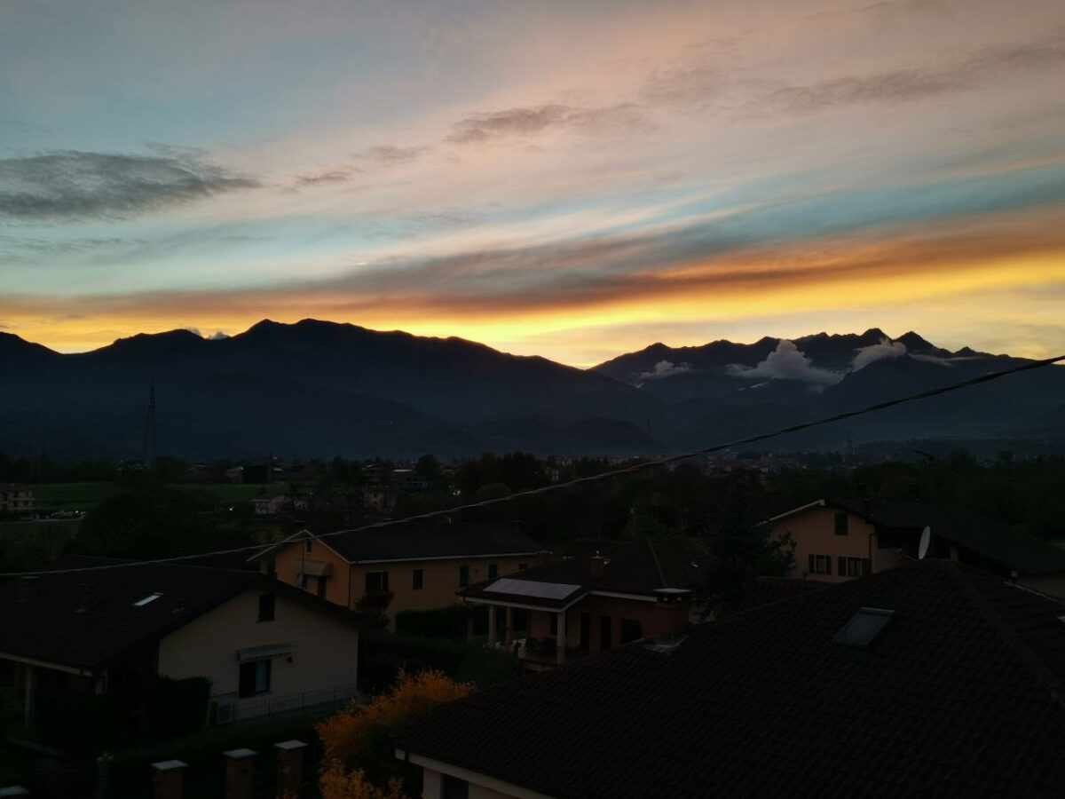 tramonto piemonte