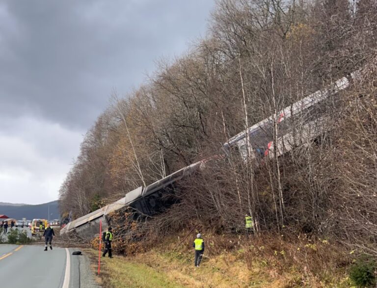 treno deragliato norvegia