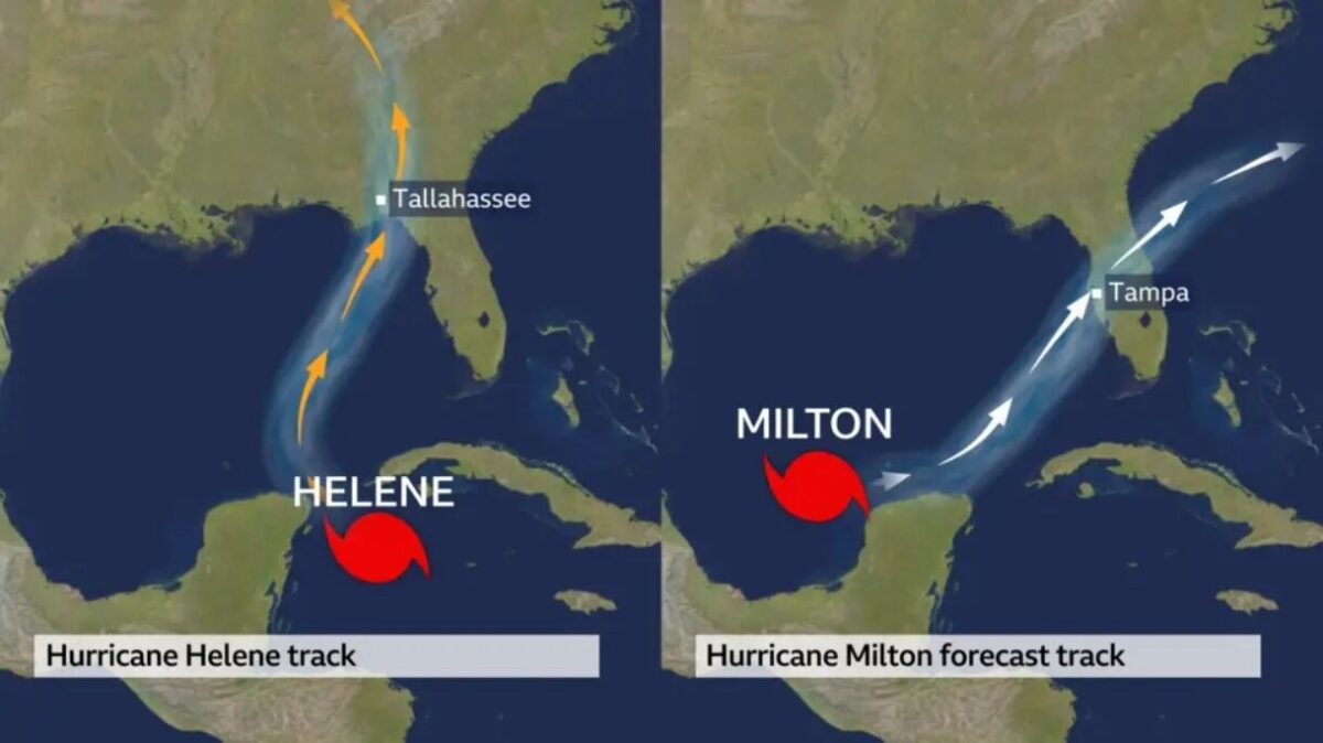 uragani helene e milton 2024