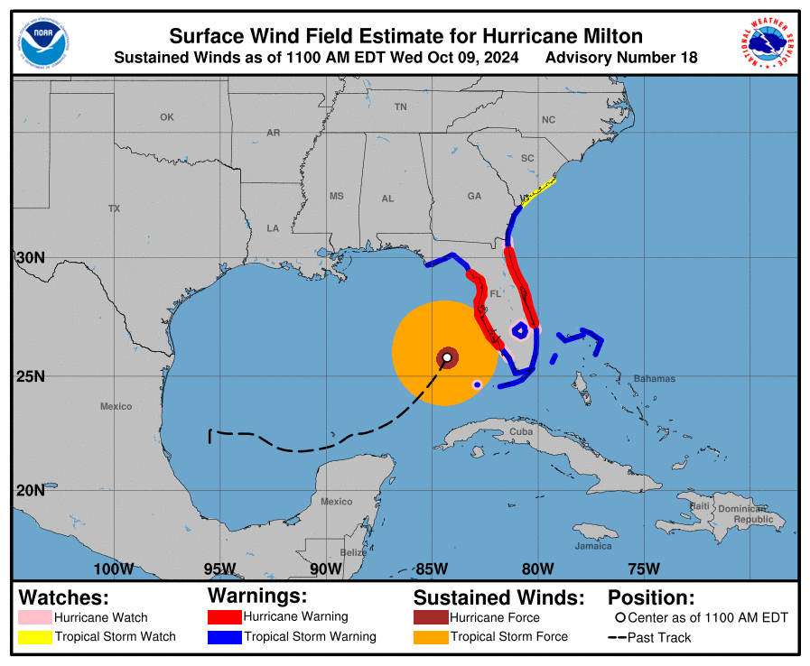 uragano milton