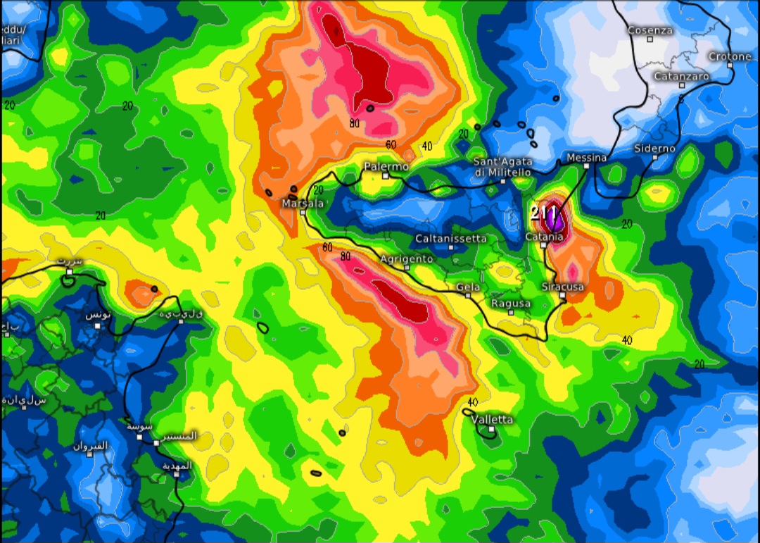 Allerta meteo Sicilia 