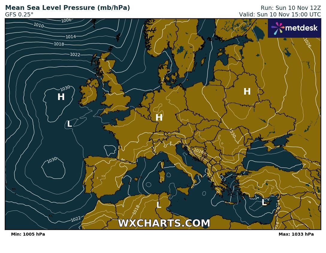 Alta pressione Europa orientale 