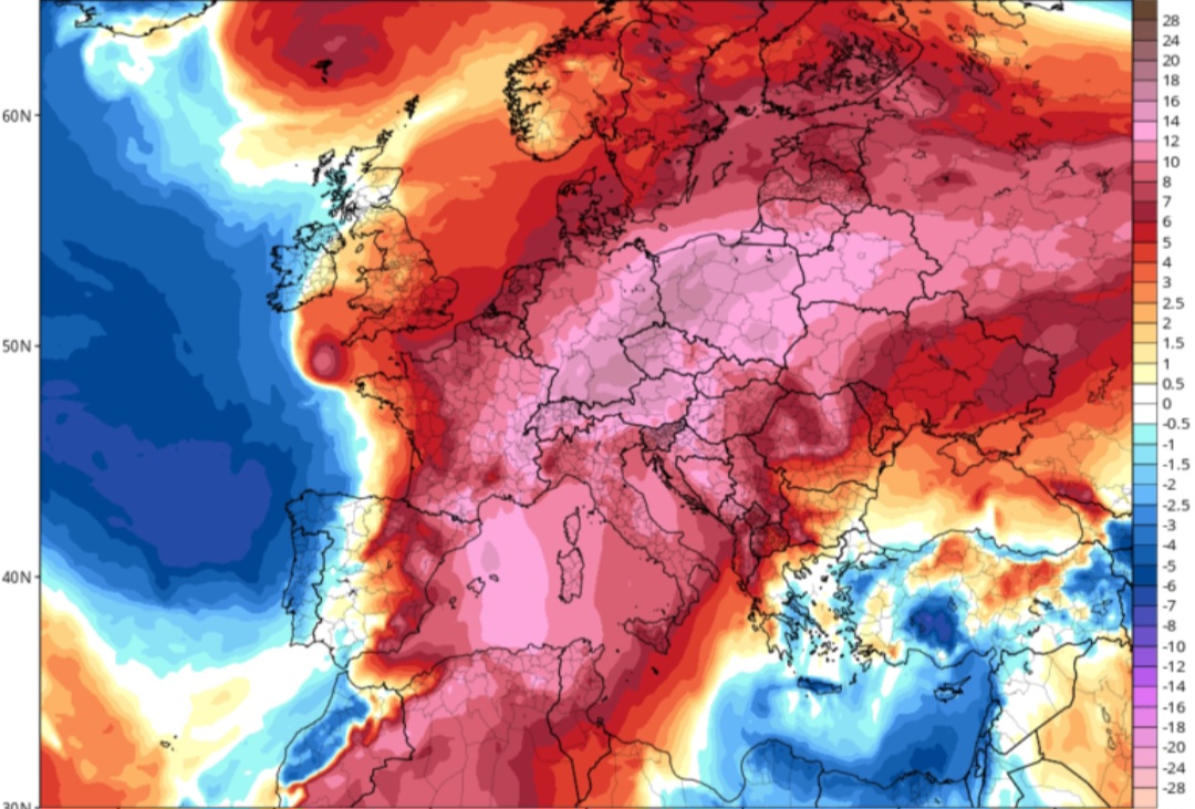 Caldo infernale sull'Italia 