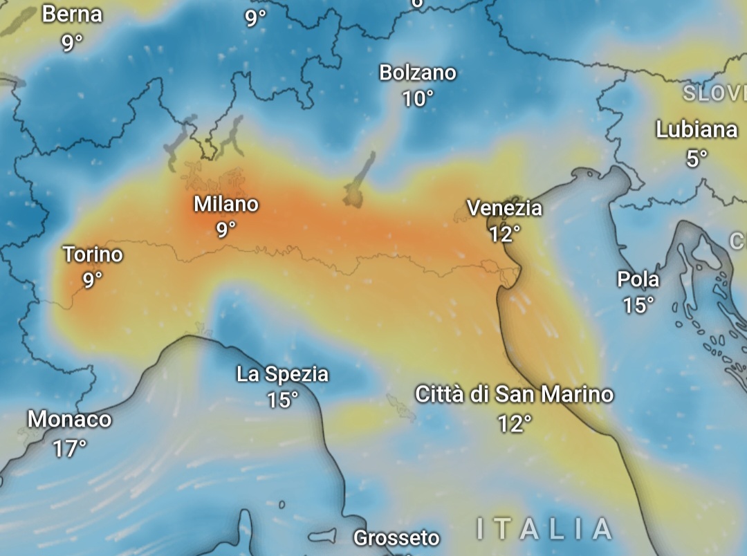 Concentrazione di PM 2.5