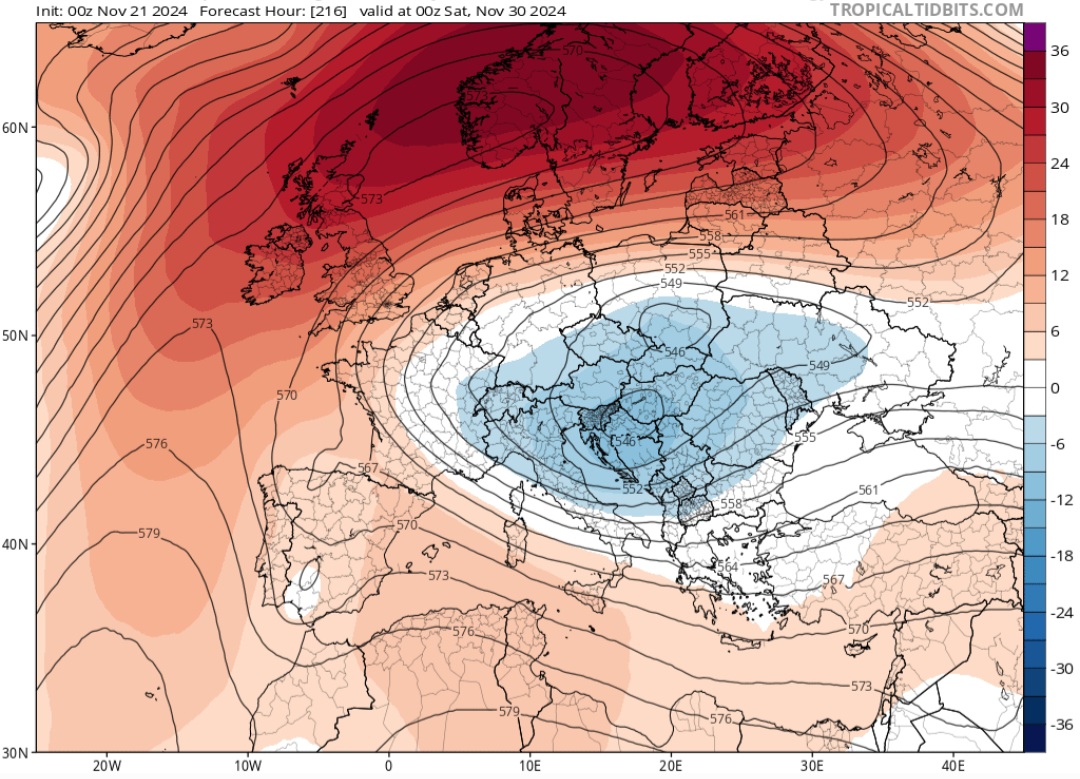 Gelo da est per ECMWF