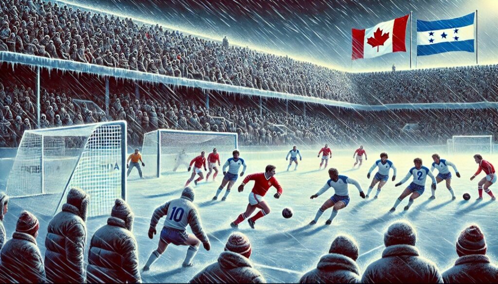 Canada-Honduras, la partita del gelo