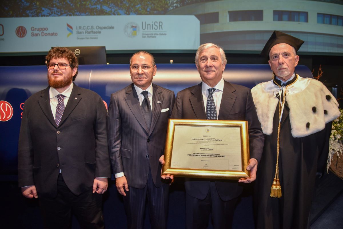 Laurea Honoris causa Tajani