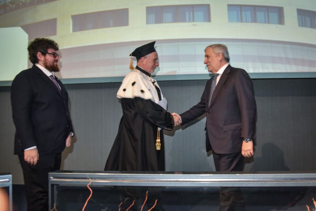 Laurea Honoris causa Tajani