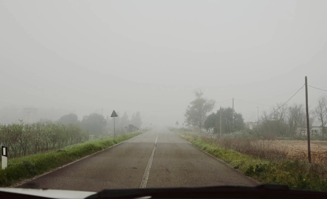 Nebbia in Sardegna 