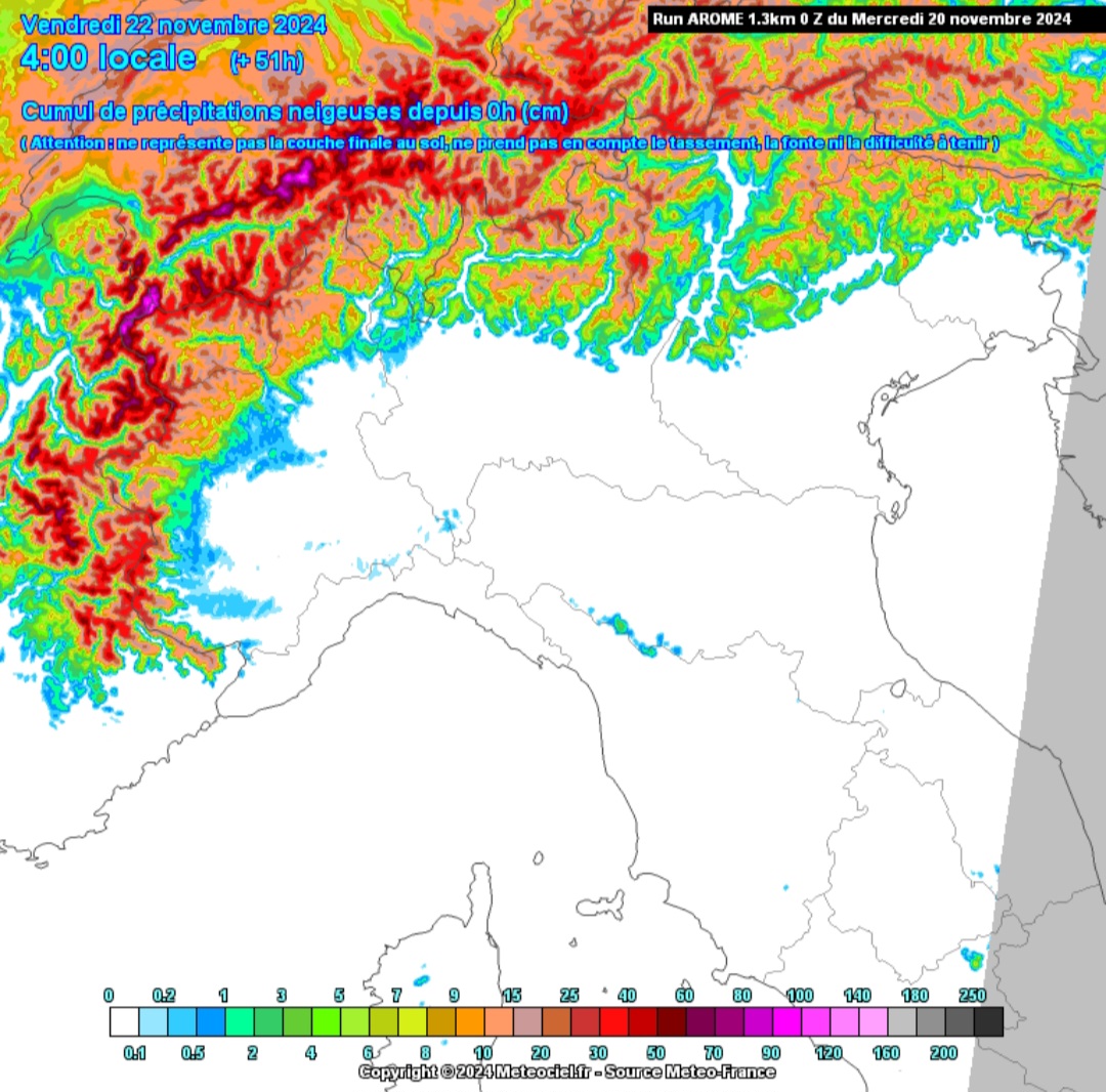 Previsioni neve nord Italia 