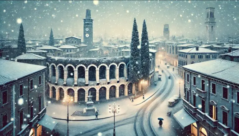 Neve Veneto, fiocchi a Verona