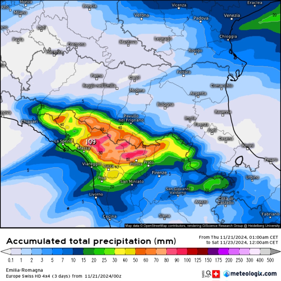 Piogge Emilia Romagna 