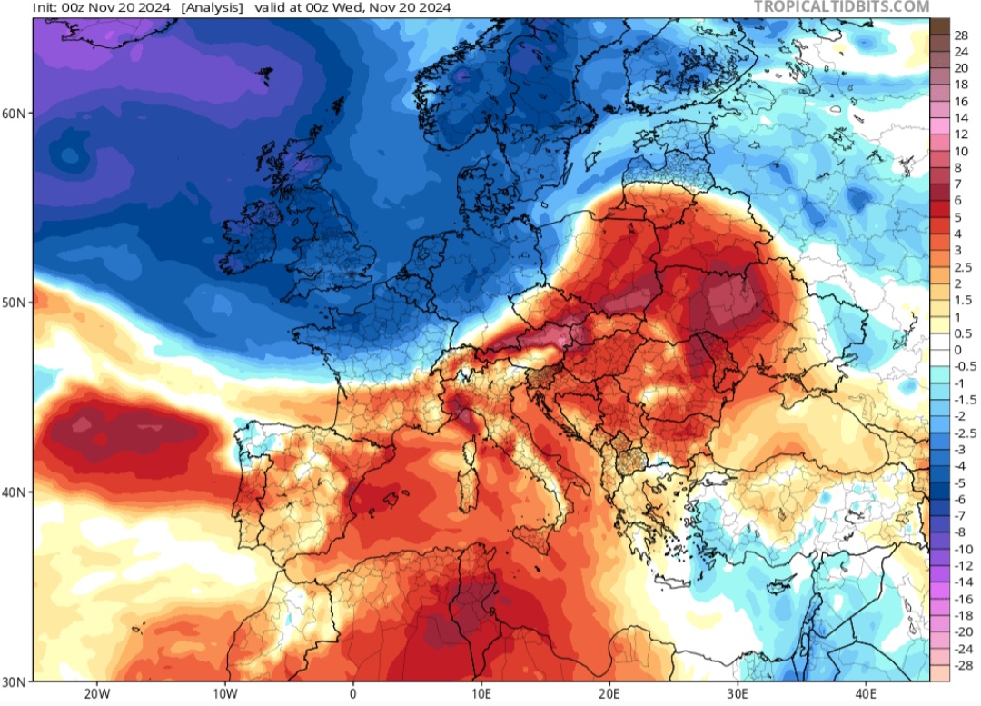 Temperature weekend Italia 