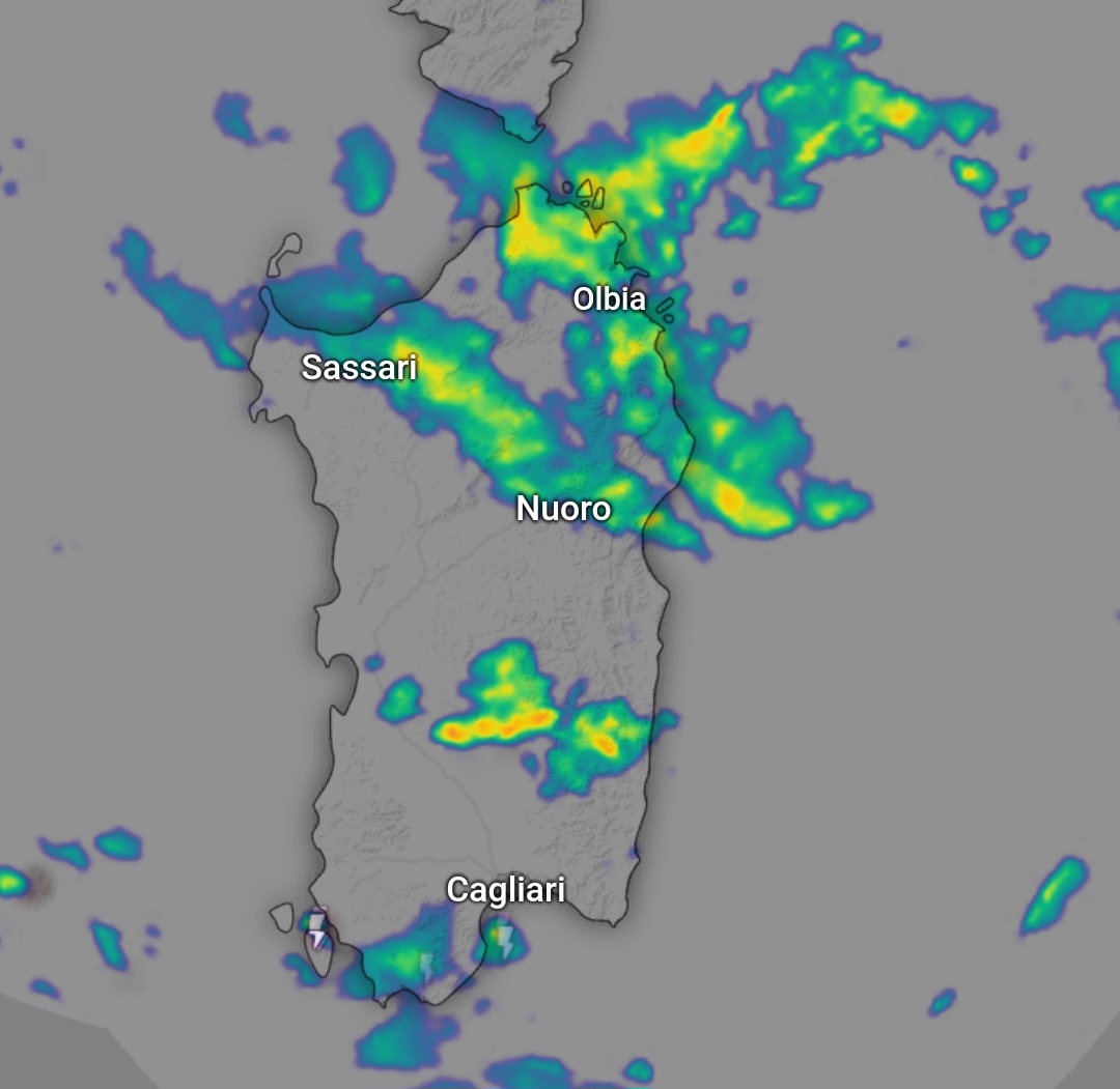 Temporali Sardegna radar