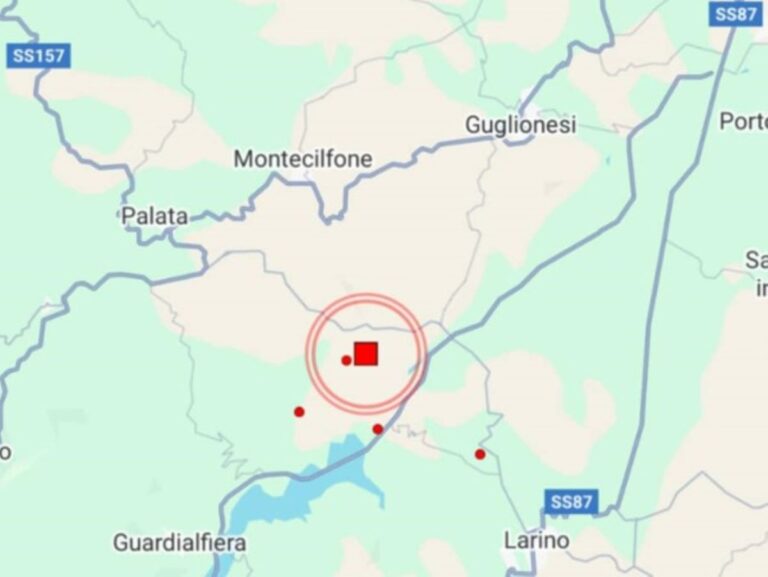 Terremoto Montecilfone Molise