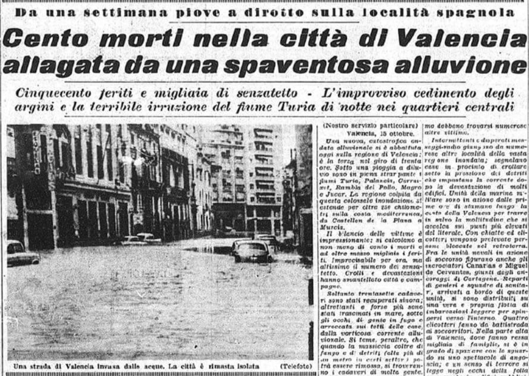 Alluvione Valencia 1957