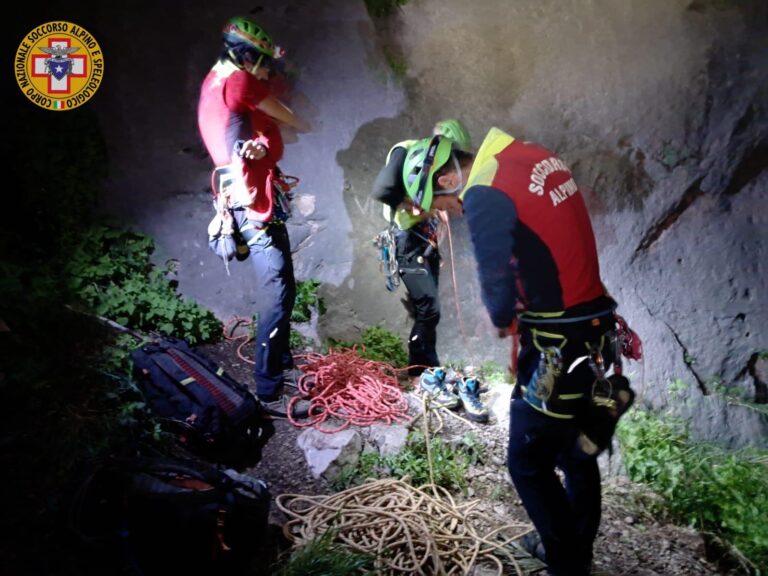 intervento monte monaco soccorso alpino