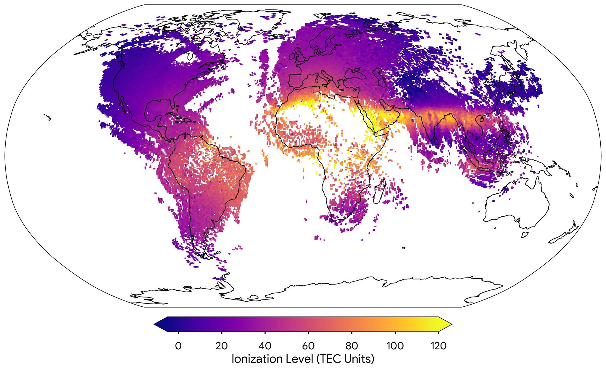 La Ionosfera In Tasca La Nuova Mappa Nei Nostri Smartphone 3678