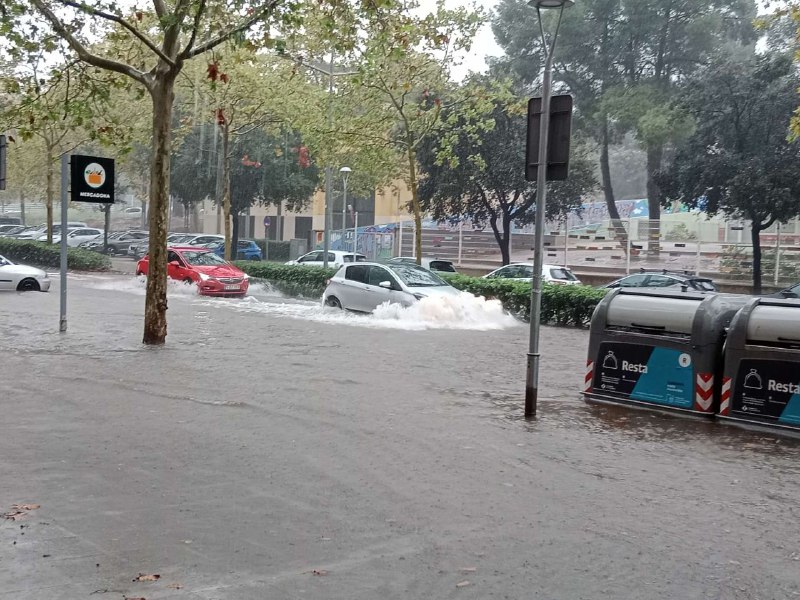 maltempo alluvione spagna barcellona