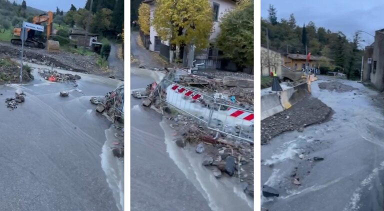 maltempo figline di prato toscana