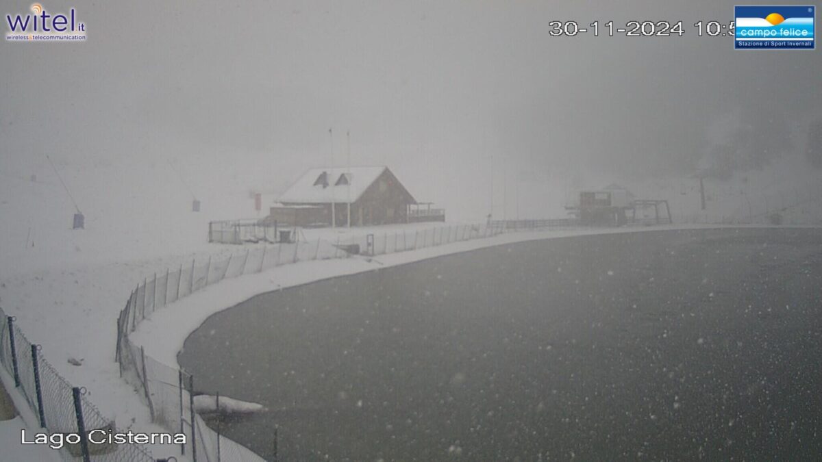 neve campo felice abruzzo