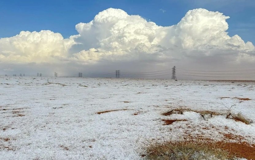 neve deserto arabia saudita