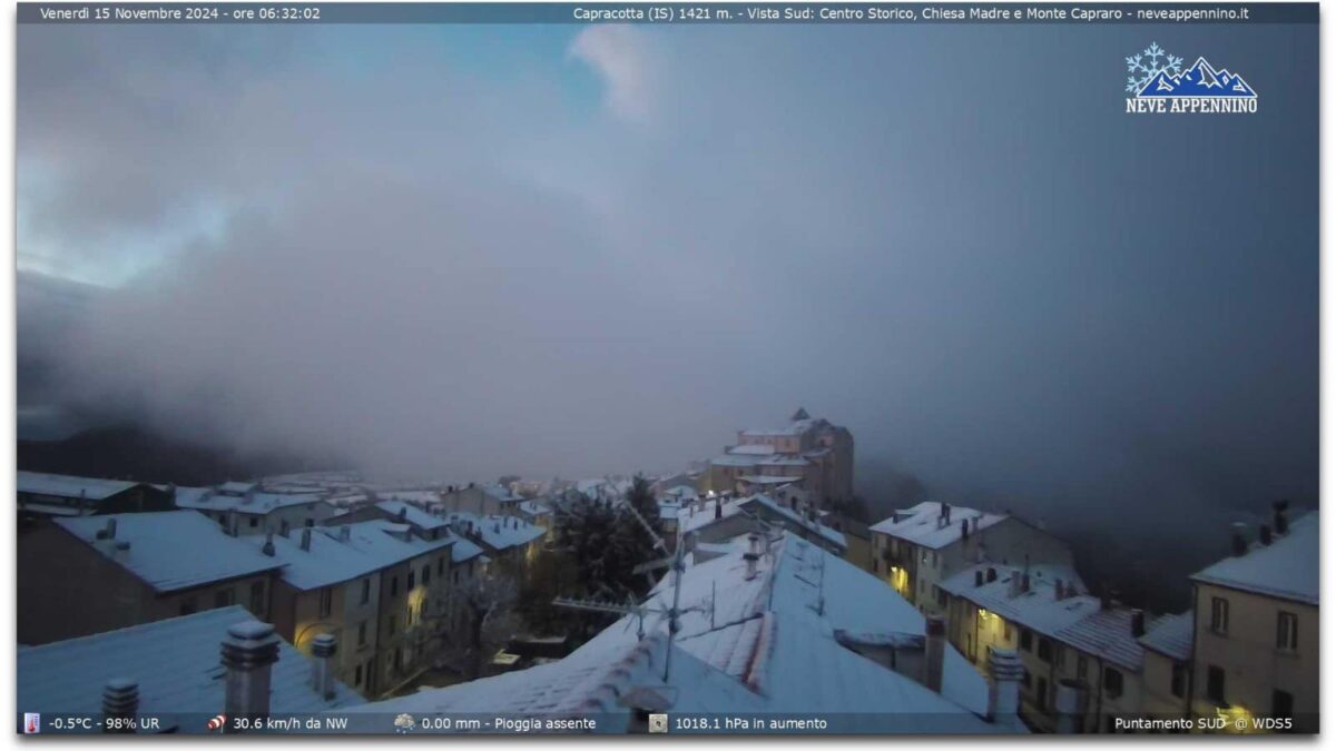 neve molise capracotta prato gentile