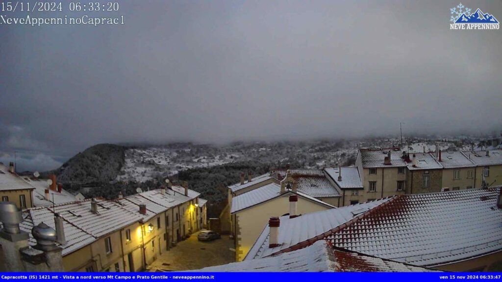 neve molise capracotta prato gentile