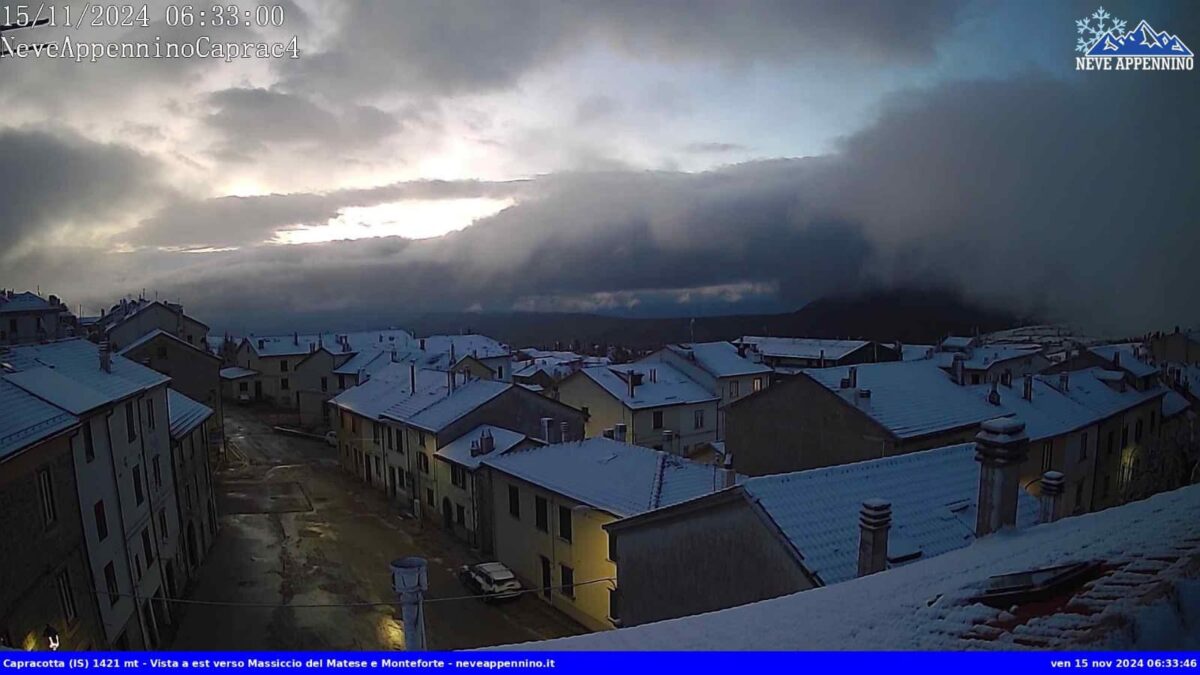 neve molise capracotta prato gentile