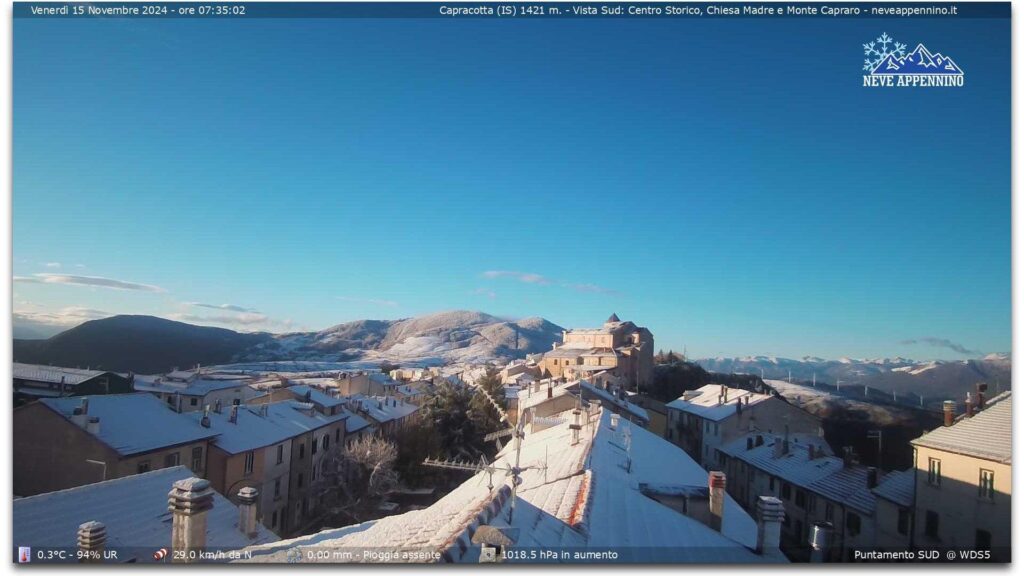 neve molise capracotta prato gentile