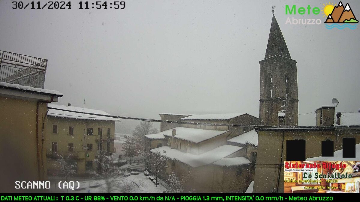 neve scanno abruzzo