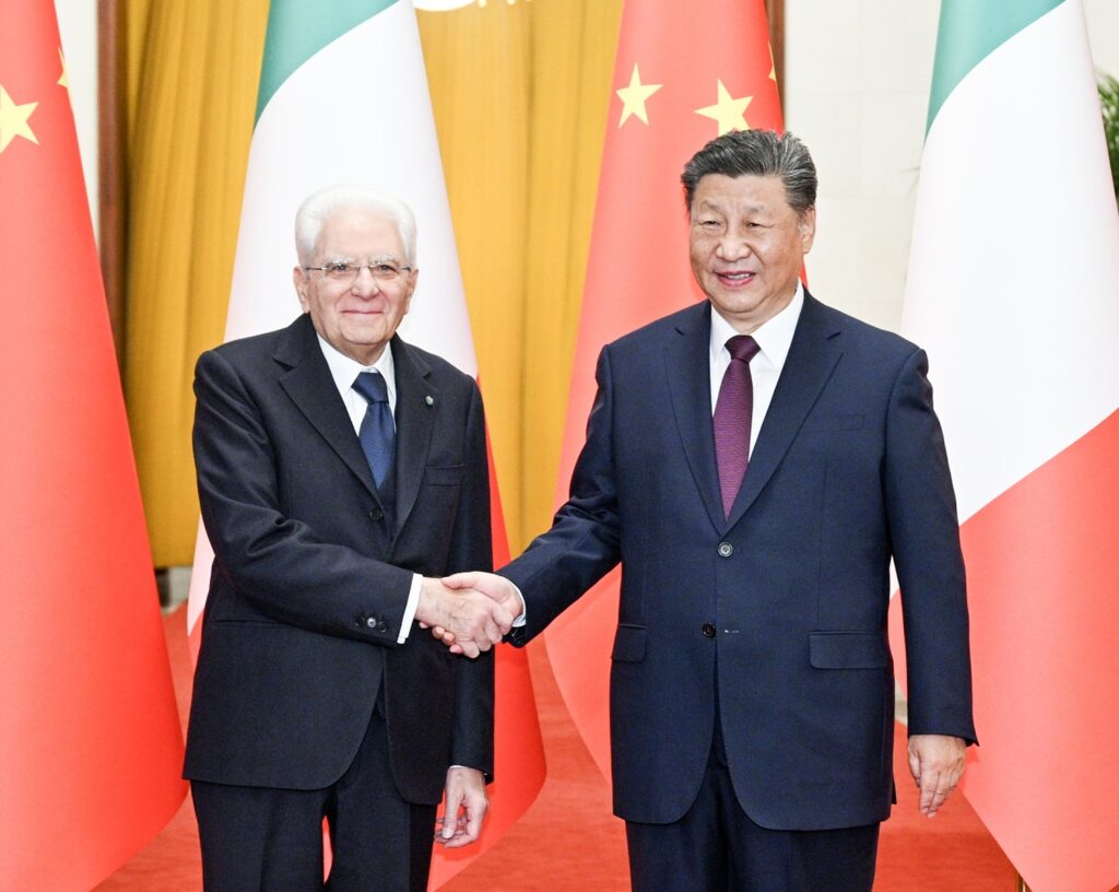 Sergio Mattarella xi jinping