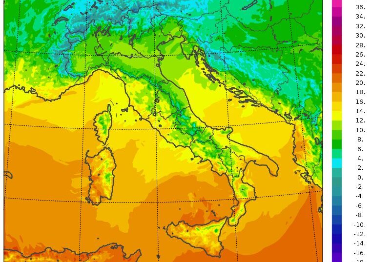 temperature massime 13 novembre