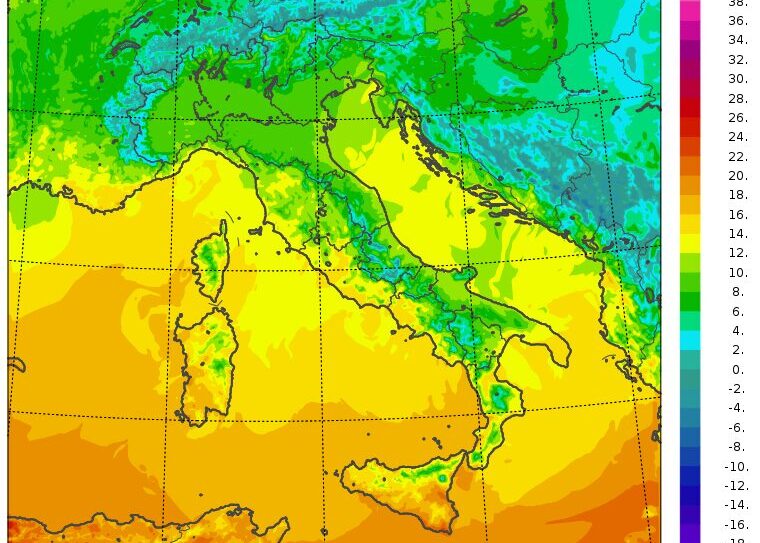 temperature massime 15 novembre