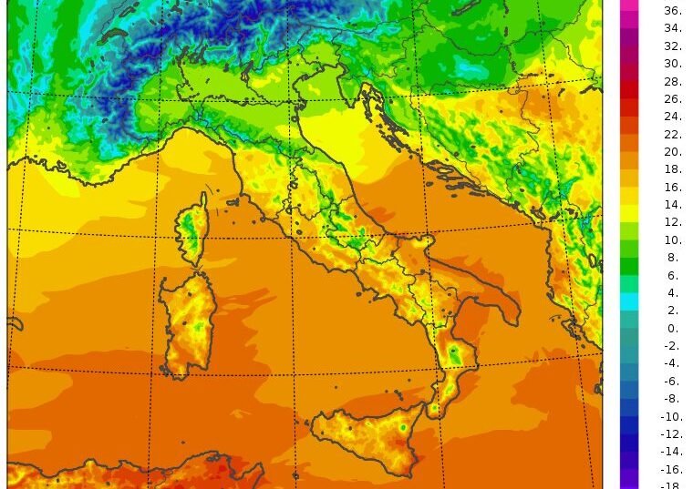 temperature massime 20 novembre