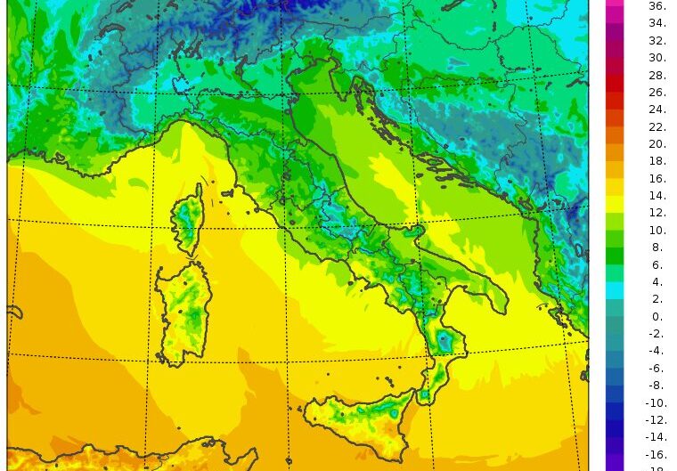 temperature massime 23 novembre