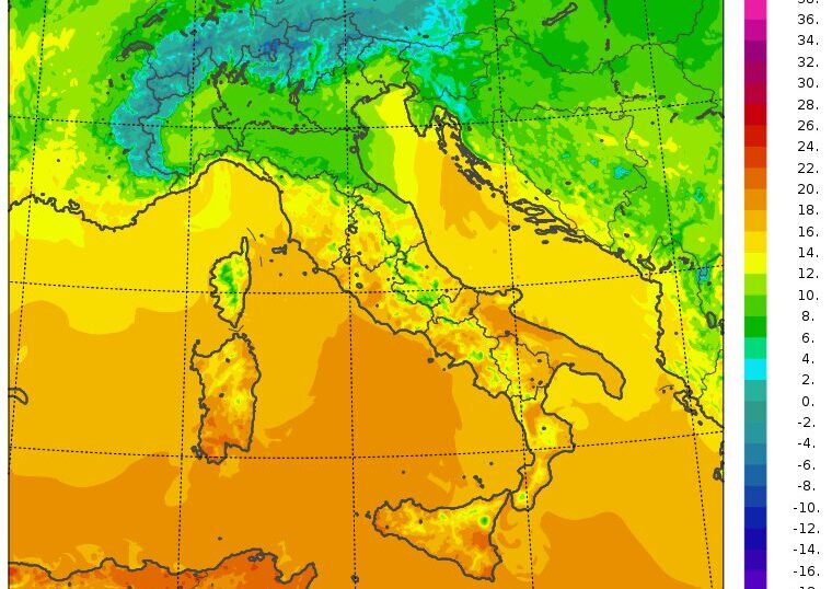 temperature massime 27 novembre