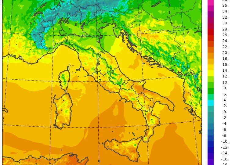 temperature massime 28 novembre