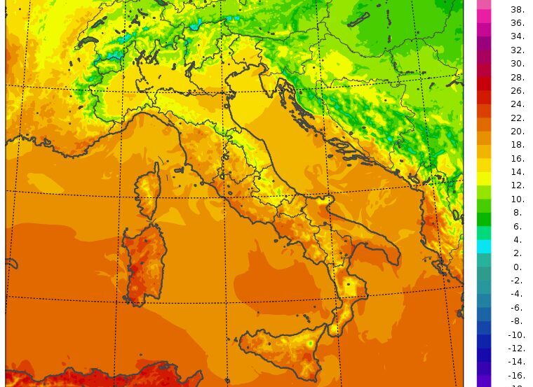 temperature massime 3 novembre