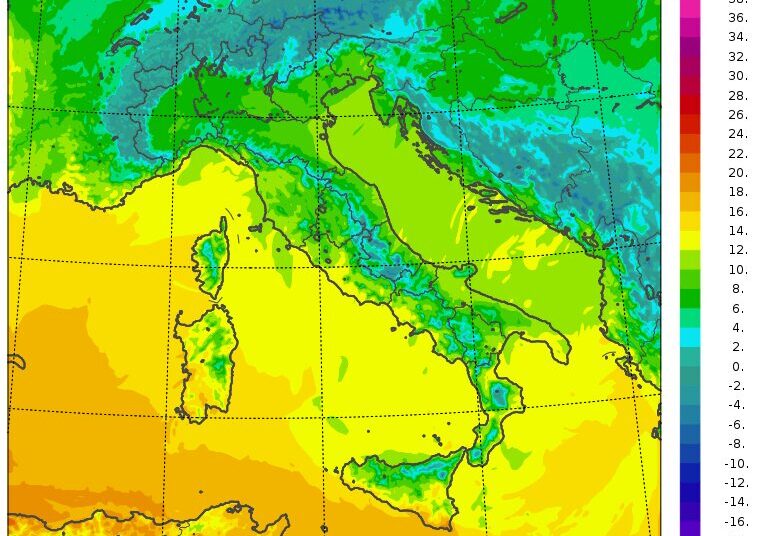 temperature massime 30 novembre