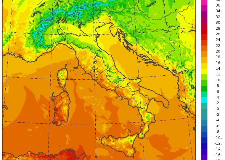 temperature massime 8 novembre