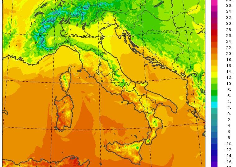 temperature massime 9 novembre