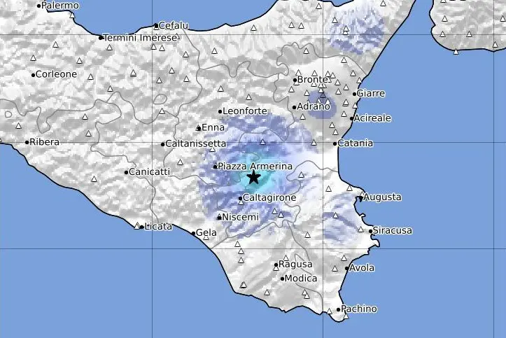 terremoto sicilia ramacca oggi