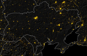 ucraina mappa notte