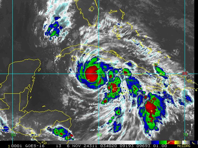 uragano rafael cuba