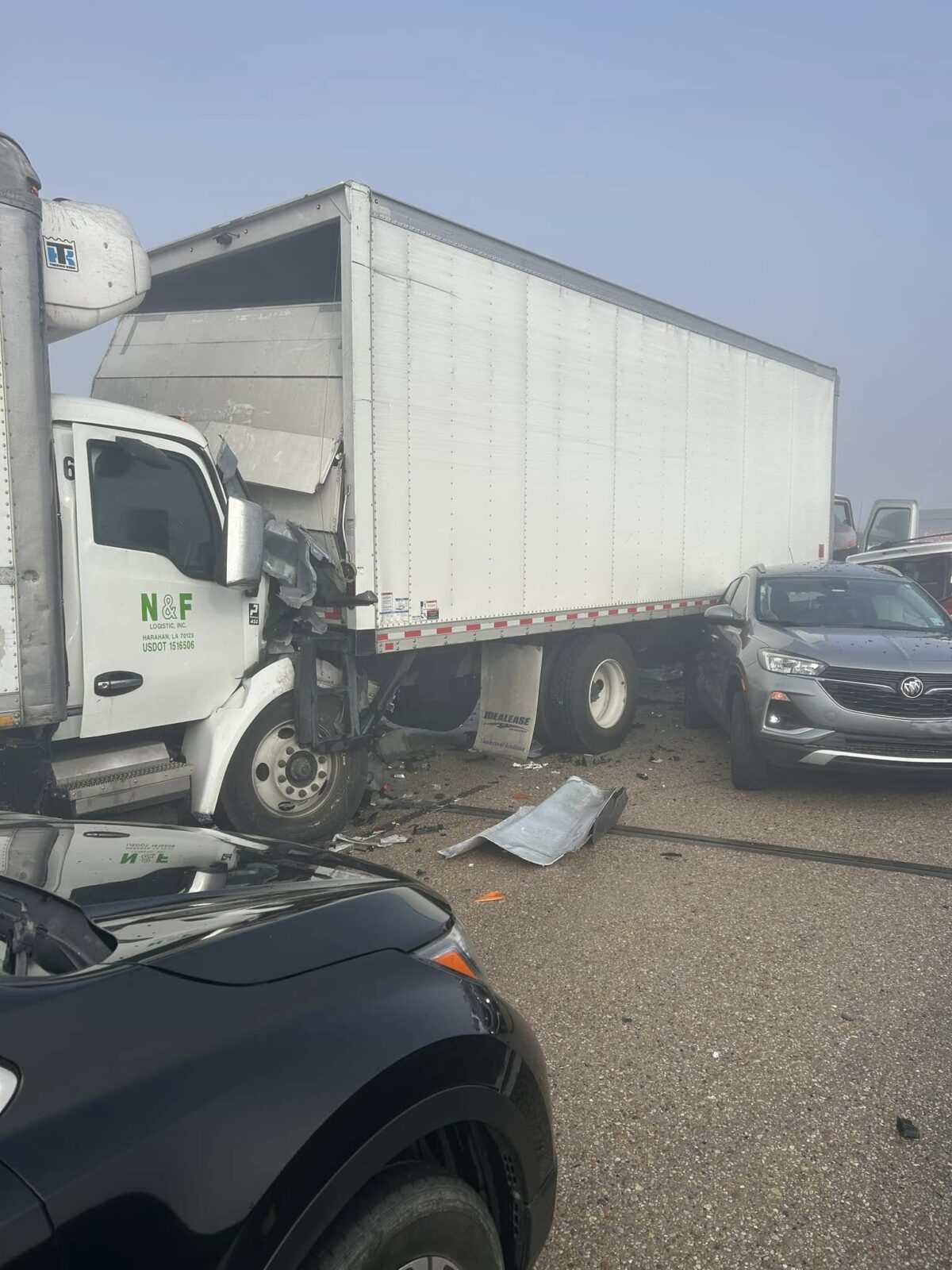 Louisiana nebbia incidente